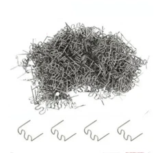 500Pcs Large Wave Car Bumper Repair Welding Wire Nail Hot Stapler Staples Kit
