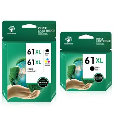 61 XL Ink Cartridges for HP 61 ENVY 4500 4502 4504 5530 OfficeJet 2620 2622 4630