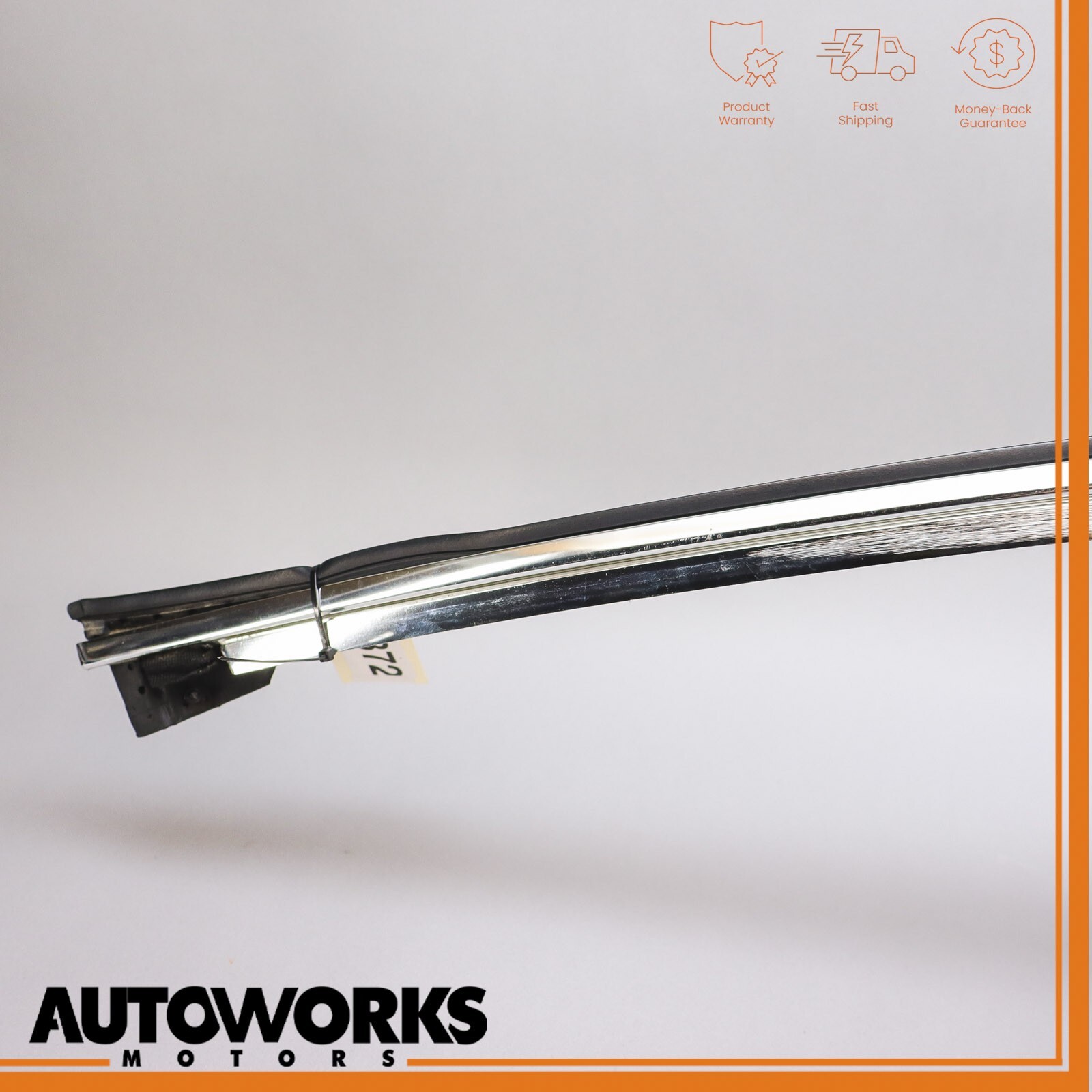 04-08 Maserati Quattroporte M139 Front Right Upper Door Window Trim Molding OEM