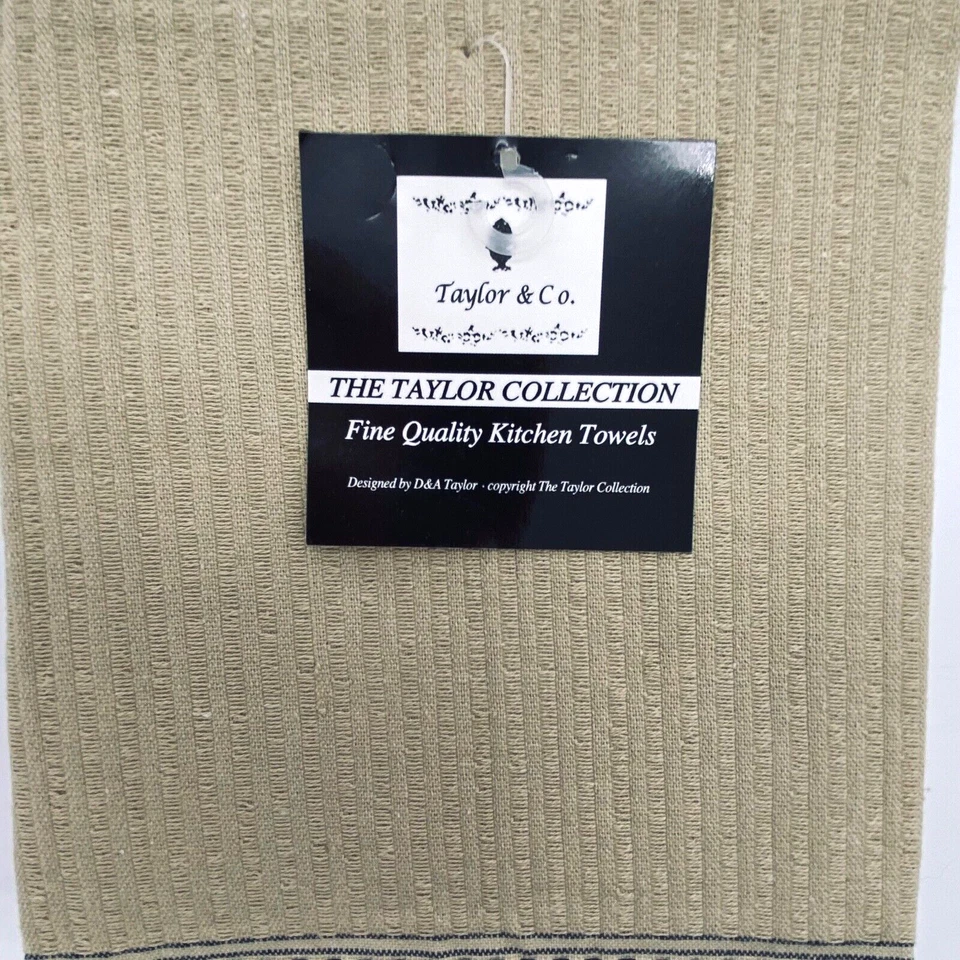 Toalla de té de cocina muñeco de nieve marrón con colección Taylor roja y blanca lote de 2 nuevas con etiquetas Foto 4 de 4