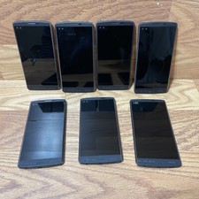 LG V10 Smartphone 4G LTE Black, 64GB Lot of 7 - For Parts, ASIS No Battery
