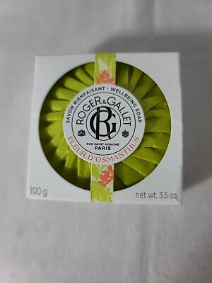 Roger & Gallet - Fleur D'Osmanthus Bar Soap - 3.5 oz. - NEW BOX & FREE SHIPPING 