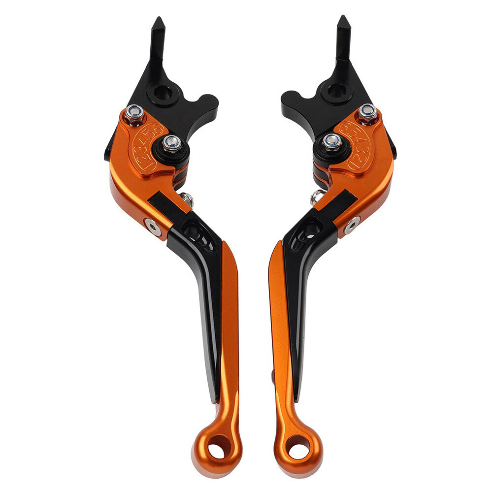 カッチャンページ CNC Folding Extendable Brake Clutch Levers For Kawasaki