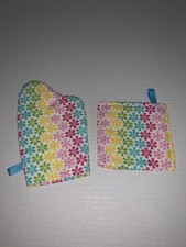 Child s Oven Mitt Potholer Set For Play Kitchen Not For Real Kitchen Use Toy