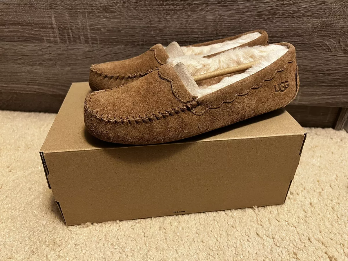 Ugg australia scallop suede slipper deals