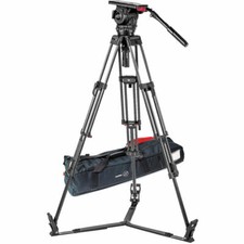 Sachtler Video 18 S2 Fluid Head ENG 2 CF Tripod System Ground Spreader 1862S2