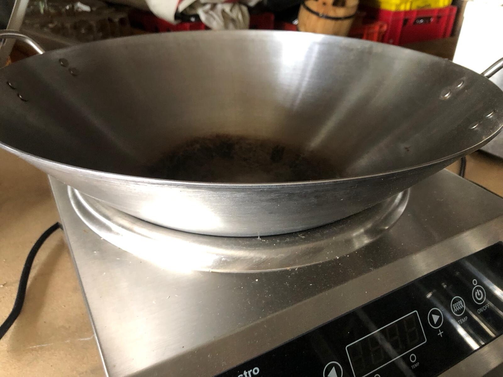 Gastronomie Wok-Induktionsherd - 3,5 kW - inkl. WOK von GGM Gastro