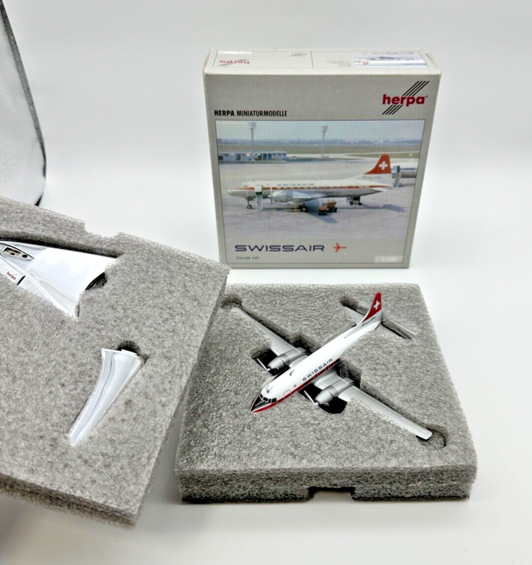 1/200 HERPA # 551113 SWISSAIR CONVAIR 440 