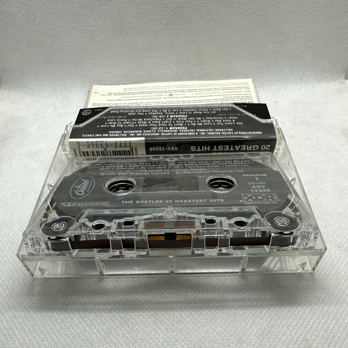 The Beatles 20 Greatest Hits Capitol Cassette | eBay