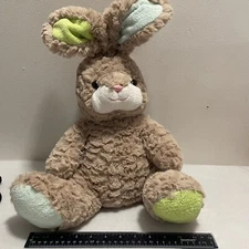 23” Animal Adventure Bunny Rabbit Plush Brown White Pink Nose Soft 2014