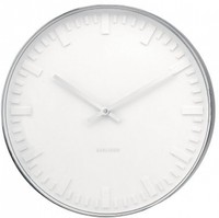 Karlsson 'mr. White' Station Wall Clock, White Karlsson 'mr. White' Station Wall Clock, White