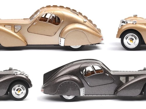 1:28 Bugatti TYPE 57SC Classic Car Diecast Model Simulation Collection Kids Gift - Picture 12 of 18
