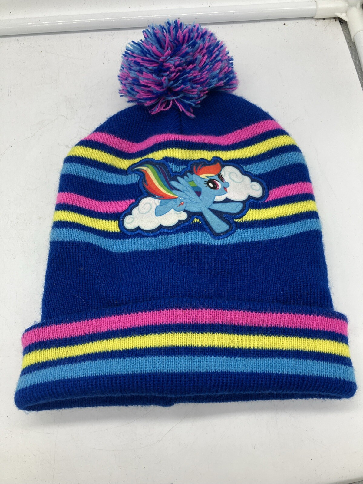 My Little Pony berretto da cruscotto arcobaleno multicolore per giovani SPEDIZIONE GRATUITA VELOCE!