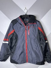 Weatherproof Winter Jacket Boy's Size XL Gray Red Waterproof Insulated Hooded