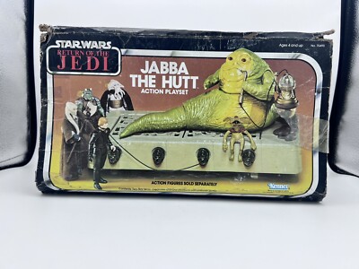1983 Jabba the Hutt Throne Room Star Wars vintage Kenner toys
