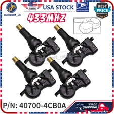 Set(4) Tire Pressure Sensor TPMS 433MHz For Nissan Rogue Sport Rogue 2017-2020