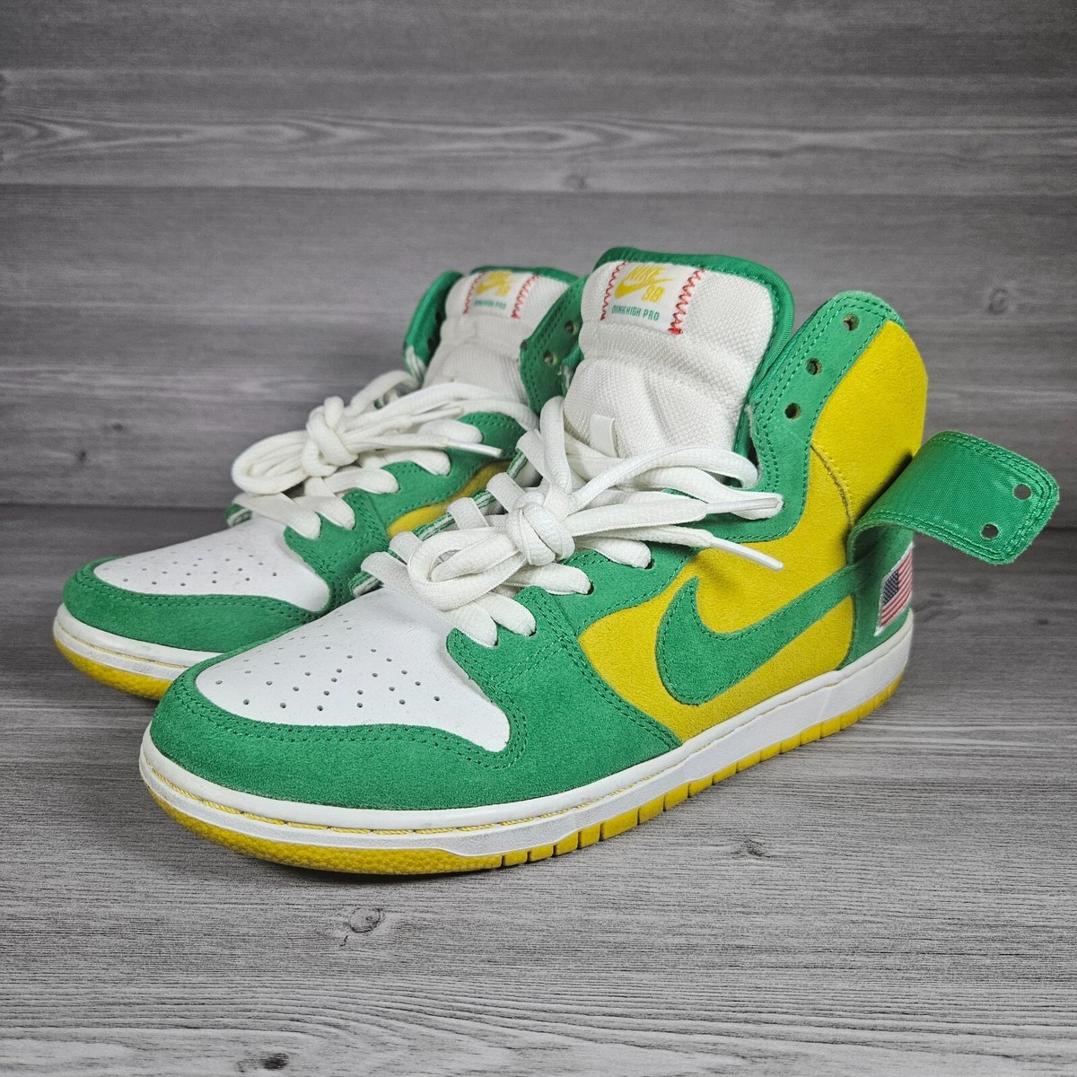 Size 8.5 - Nike Dunk Pro SB High Oakland Athletics for sale