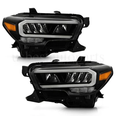 Headlights For 2020-2023 Toyota Tacoma Limited For TRD Chrome Full LED LH+RH - Bild 1 von 4