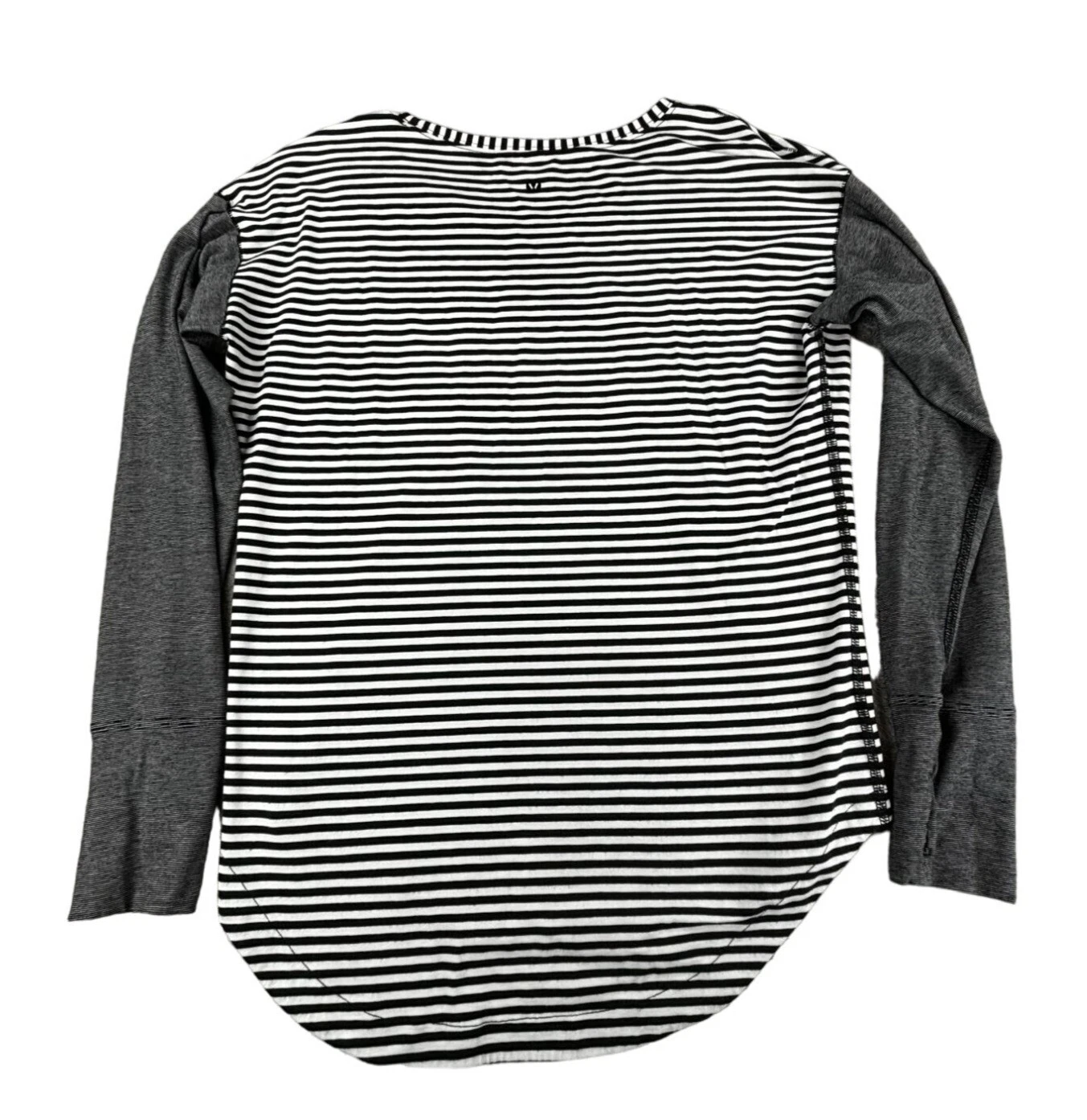 lululemon striped long sleeve thumb shirt