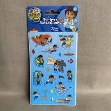 NEW 2008 Sandy Lion GO DIEGO GO x2 Sticker Sheets Nick Jr Nickelodeon Stickers