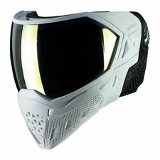 Empire EVS Thermal Paintball Goggle Mask All White w/ Gold & Clear Lens NEW! 