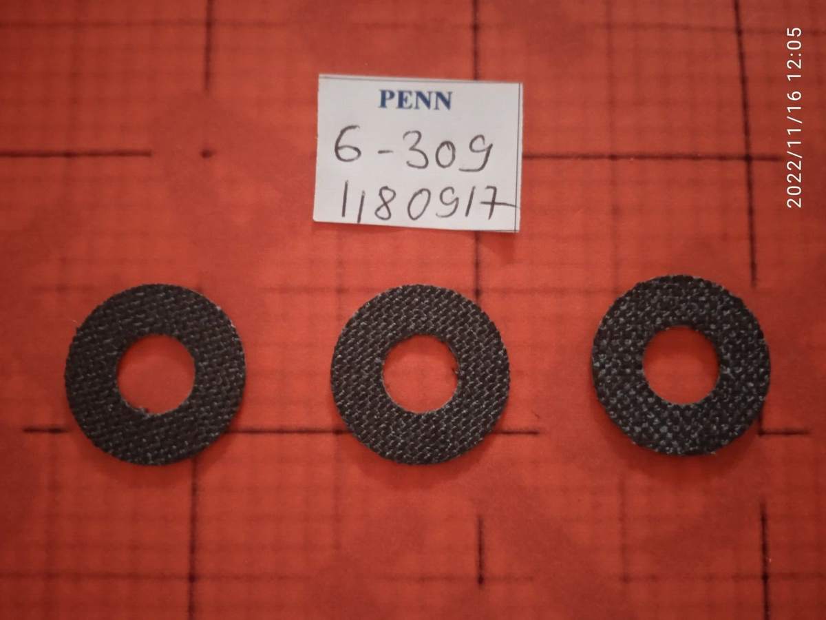 Rondelles De Frein (Drag Washer) Pour Moulinet Mitchell - Réf. 81283, Lot De 3, Neuf