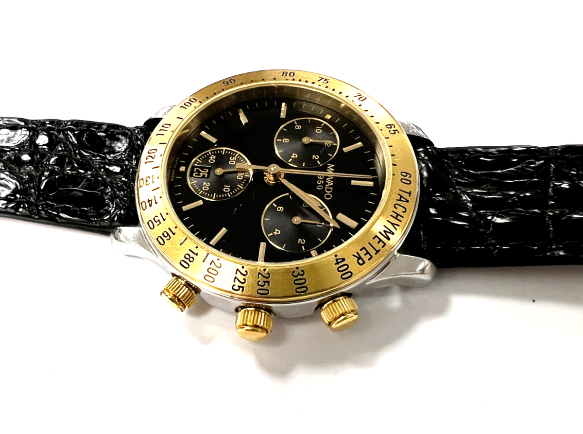 Movado 1950 Chronograph Tachymeter Watch Link 81 A5 863 for sale