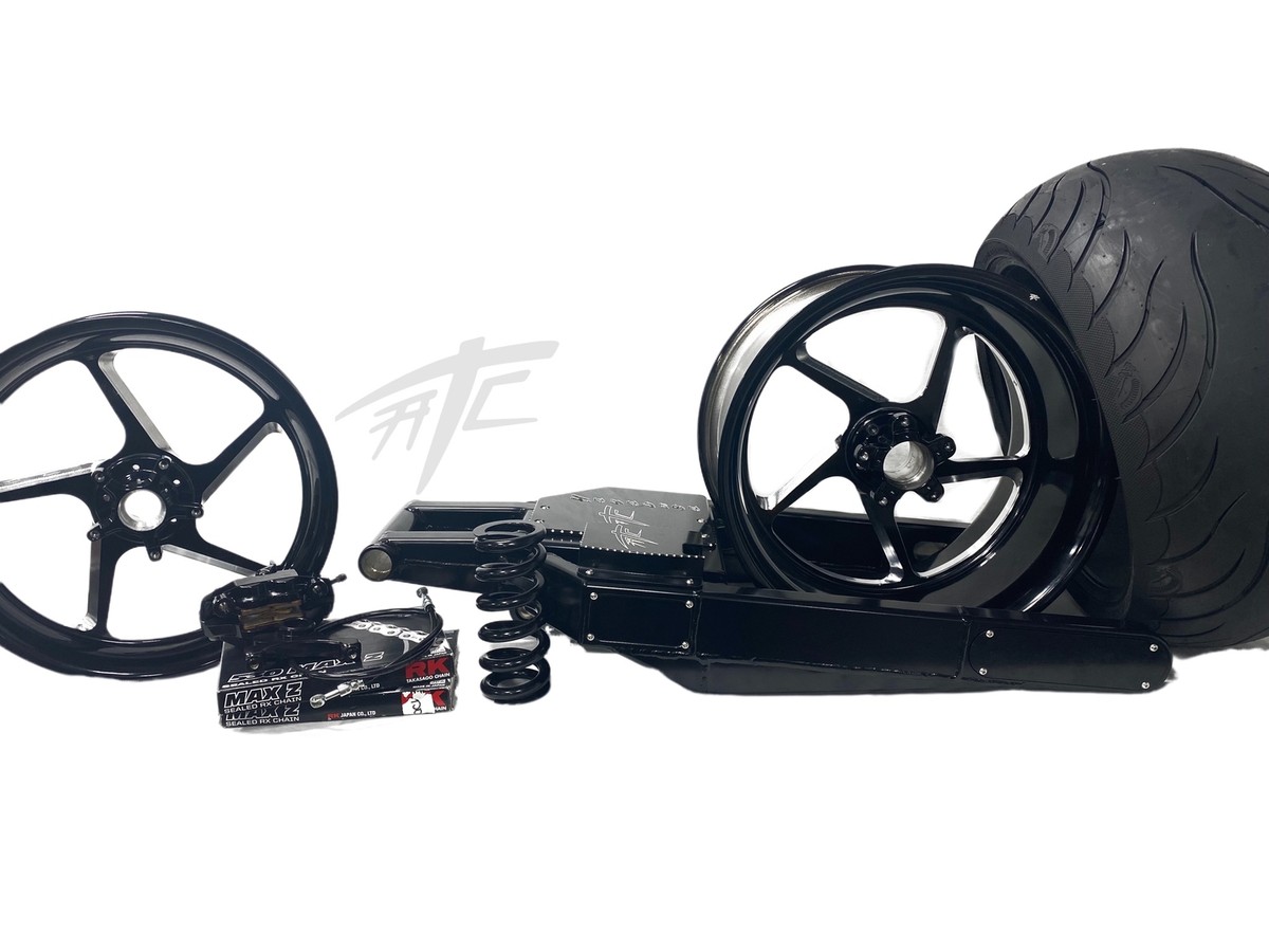 NINJA 330 OSD FAT TIRE KIT BLACK CONTRAST JEDI WHEELS 06-11