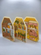 1980s Coleco Cabbage Patch Kids Pin-Ups S/3 • Displays Only •No Accessories 