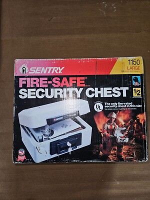 BRAND NEW SENTRYSAFE INC. LARGE 535 CUBIC INCH CAPACITY FIRE-SAFE SECURITY CHEST