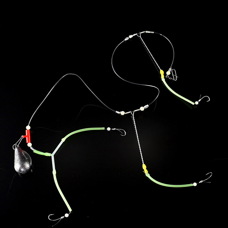 wholesale Baiguo string hook fishing subline hook device with lead