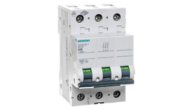 SIEMENS Leitungsschutzschalter 3P C 25A 6kA AC 5SL6325-7