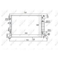 NRF 58504 KüHler MotorküHler WasserküHler MotorküHlung
