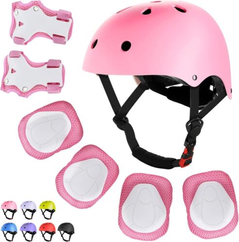 Kids Bike Helmet Set Skateboard Knee Pads, Helmet Pad Set Protective Gear