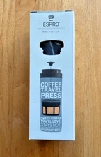 ESPRO Coffee Press Travel Press Brand New in Box Black  Brews 10 oz, Holds 15 oz