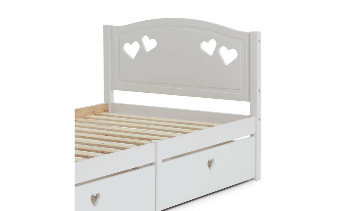 Habitat Mia Single Bed Frame With Drawers White By Argos, 47 OFF