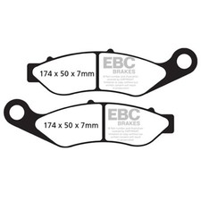 Pair Brake Pads EBC HH FA638HH FLHTCUTGSE 1923 Tri Glide CV 2020-2022