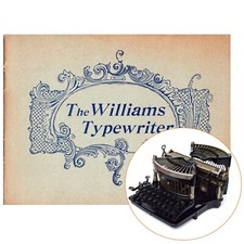 Repro Williams No.1 & No.3 Typewriter Trade Catalog Antique Schreibmaschine Vtg thumbnail