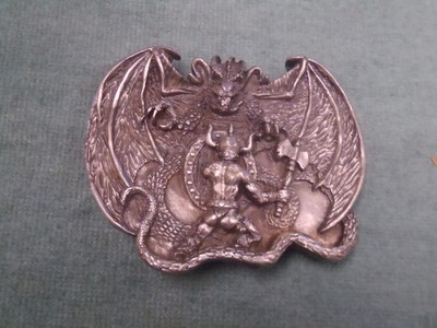 bergamot brass works belt buckle 1974