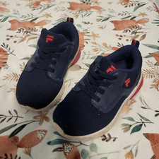 FILA Kinder Sneaker Unisex blau rot weiß Low...