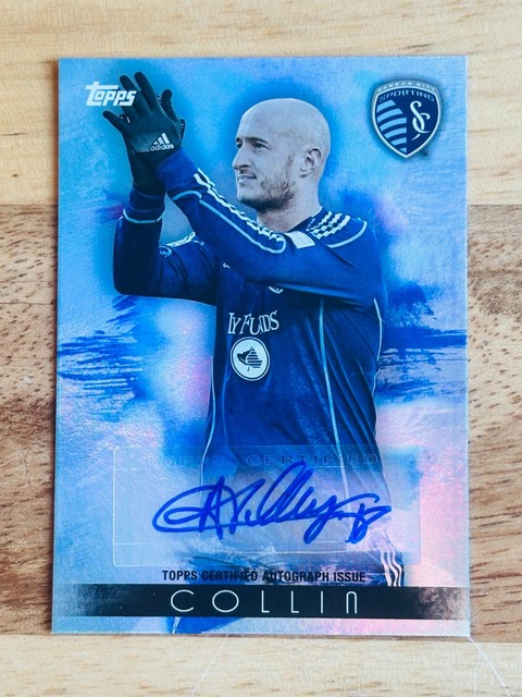 2013 Topps MLS AUTOGRAPH Aurelien Collin #MA-AC SPORTING KANSAS CITY AUTO SOCCER