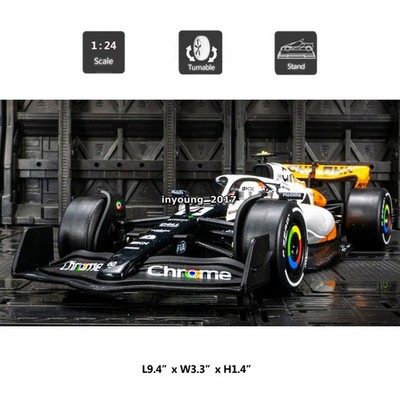 1:24 F1 McLaren MCL60 Model Car Diecast 2023 Formula 1 Monaco GP