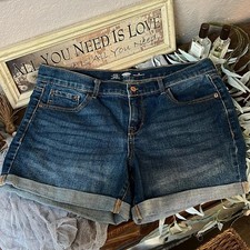 OLD NAVY CUFFED JEAN SHORTS size 12