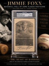 Jimmie Foxx Baseball Cards and Autographed Memorabilia Buying Guide 38