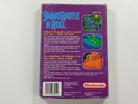SNAKE RATTLE N ROLL NINTENDO NES PAL-B FAH (COMPLETE - GOOD CONDITION)