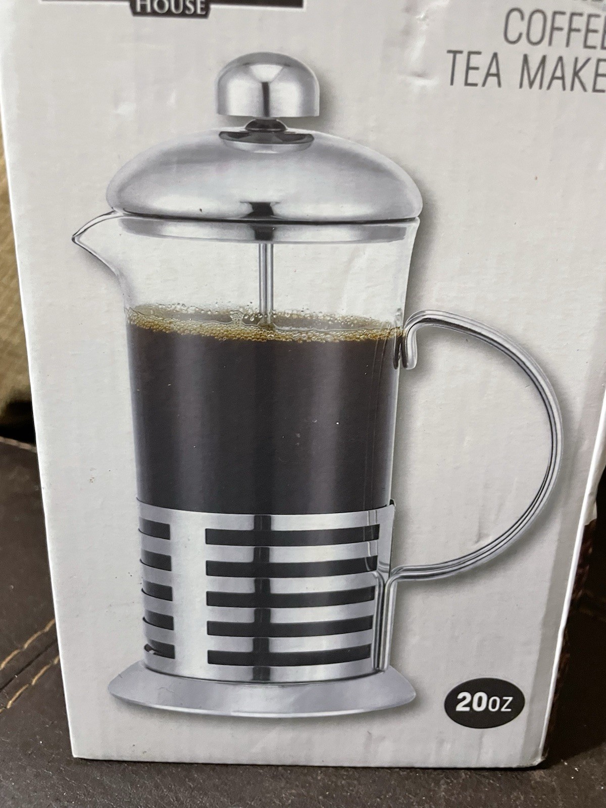 Coffee-tea Maker - Glass & Stainless Steel Coffee Press