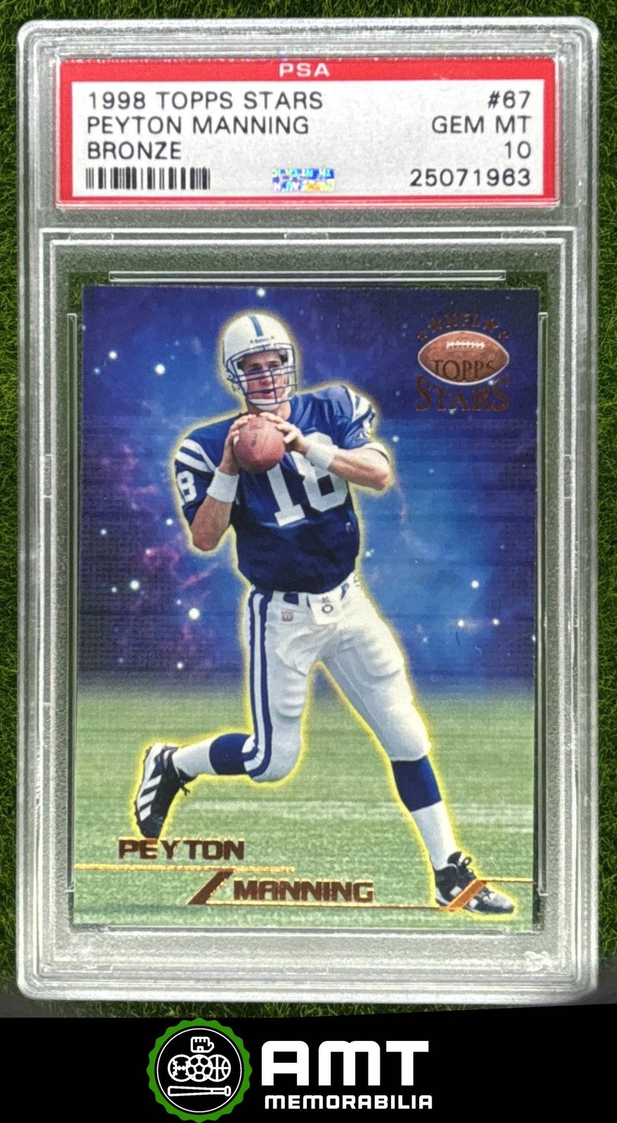 Peyton Manning Topps Stars #67 Bronze