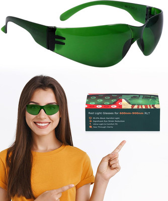 LIGHTMEUP Red Light Therapy Glasses,Eye Protection for Infrared & LED Light