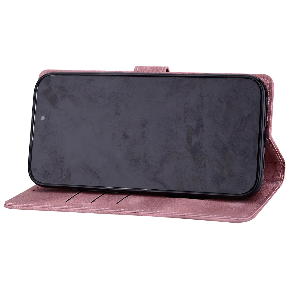 Case For Samsung S6 S7 Edge S8 S9 S10 + S10E Magnetic Flip Wallet Leather Cover - Image 4 of 4