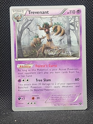 2014 Pokémon World Championships Trevenant XY Base Set Karte 55/146 Mod Play - Bild 1 von 2